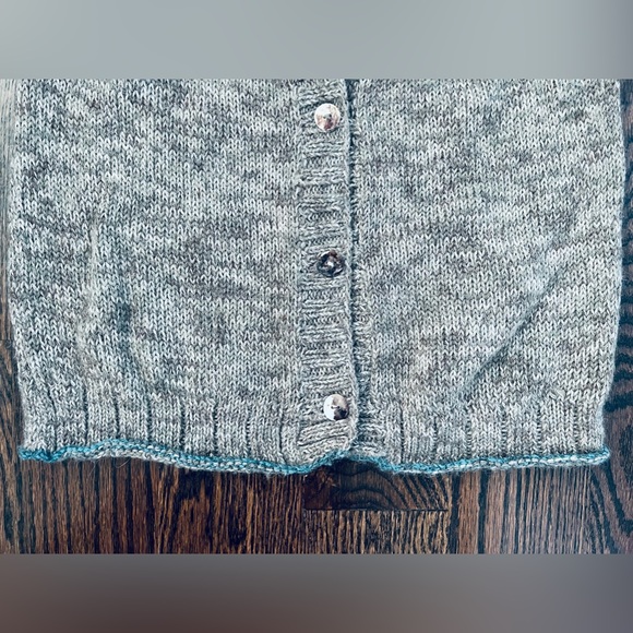 Augden Bolivian Hand Crafted Artisan Alpaca Wool Knit Button Up Cardigan Women S - Picture 10 of 16